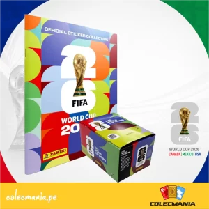 Álbum tapa blanda Copa Mundial FIFA 2026 (Panini) + 1 Paquetón (104 sobres)