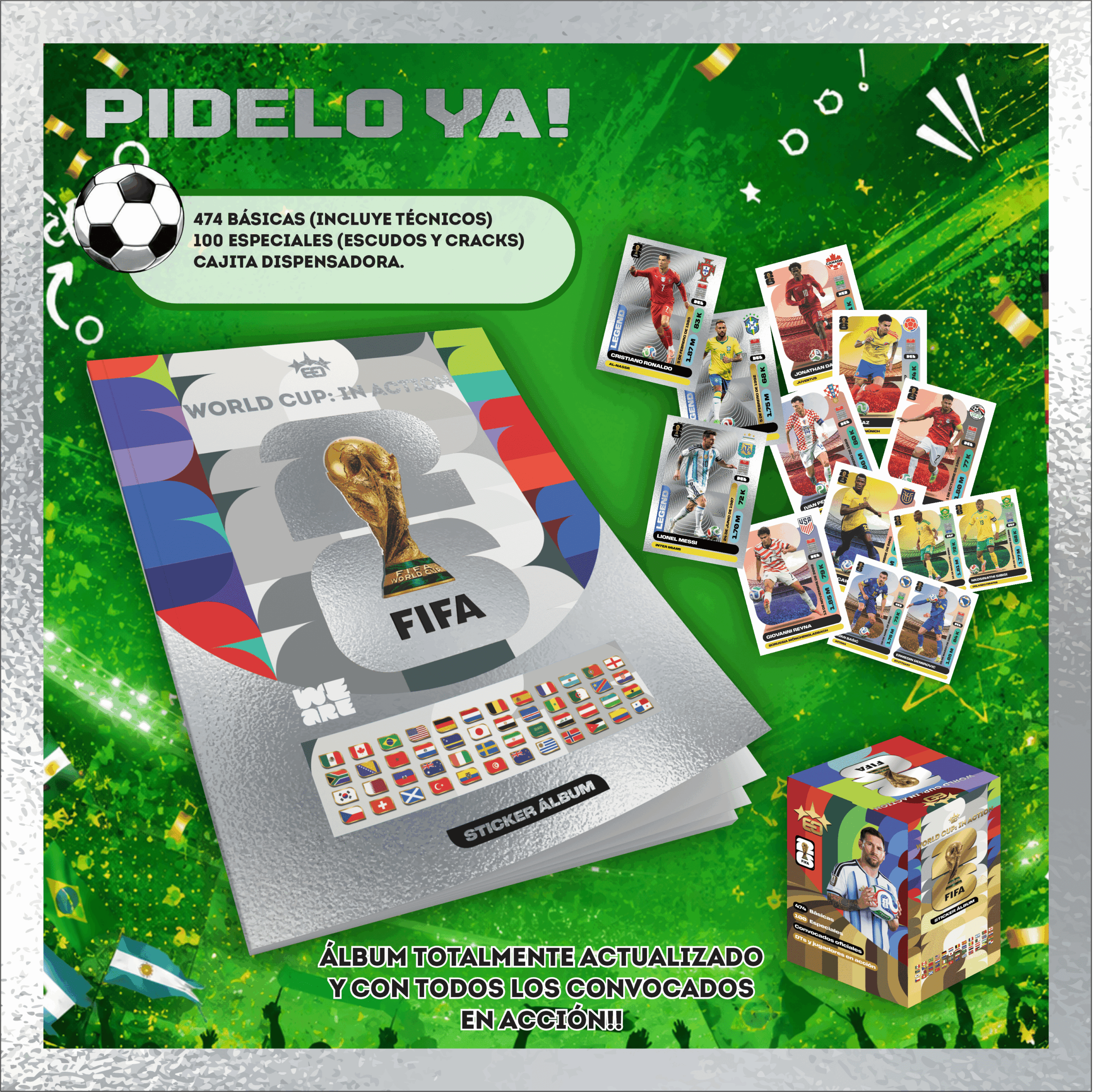 ÁLBUM MUNDIAL EN ACCION SILVER EDITORIAL ORIENTAL